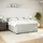 vidaXL Boxspringbett 180 x 200 cm Hellgrau