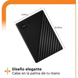 Western Digital My Passport 2 TB USB 3.2 schwarz WDBYVG0020BBK-WESN