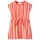 Streifenmuster Kurze Ärmel Kinder Kleid 140 140