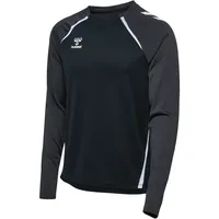 Hummel LEAD 2.0 Crew SWEAT - black/asphalt S