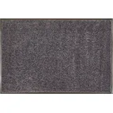 Andiamo Fußmatte ANDIAMO "Super Wash & Clean, Made in Belgium", grau (anthrazit), B:90cm H:7mm L:120cm, Polyamid, Teppiche, Schmutzfangläufer, Schmutzfangmatte, Uni Farben, rutschhemmend, waschbar