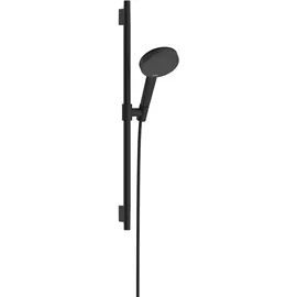 Hansgrohe Raindance Alive Select S Brausegarnitur mit Stange 3 Strahlarten Mattschwarz 24602670