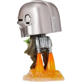 Funko POP! Star Wars The Mandalorian with the Child 402 - Mando Flying w/ Jet Pack