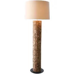 SalesFever Stehleuchte Treibholz Natur/Weiß 170 cm