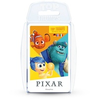 Winning Moves Spiel, Quartett Top Trumps - Pixar weiß