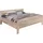 Wiemann Holzbett WIEMANN "Bern", beige (eiche, sägerau, dekor), B:189cm H:88cm L:207cm, Betten, 4-fach Liegehöhenverstellung
