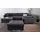 Collection AB Wohnlandschaft Polyester U-Form 2-Sitzer Grau
