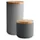 Springlane Frischhaltedose grau 1 l 2-teiliges Set