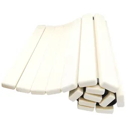 Eliga Bodenmatte aus hellem Holz ca. 60x80 cm