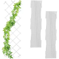 Relaxdays Rankgitter, 3er Set, ausziehbar, Rankhilfe Kletterpflanzen, Garten, Balkon,