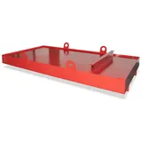 Bauer® Auffangwanne für Container, HxBxT 560 x 3.300 x 2.030 mm, Auffangvolumen 1.276 l, feuerrot