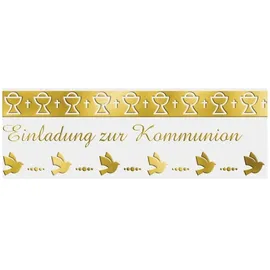 Ursus Transparentpapier Bordüren gold 115 g/qm 25 Blatt A4