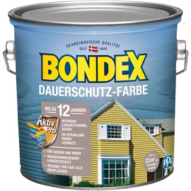 Bondex Dauerschutz-Farbe 2,5 l cremeweiß seidenglänzend