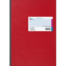 KÖNIG & EBHARDT Kladde 8614271 DIN A4 kariert rot