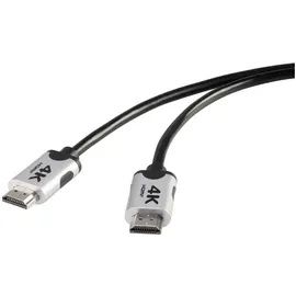 SpeaKa Professional HDMI Anschlusskabel HDMI-A Stecker HDMI-A Stecker 300 m Schwarz