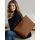 Ralph Lauren Karly Large Shopper Leder Brown/Gold