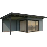 Palmako Gartenhaus Andrea 11,2 +7,9 m2 mit Schiebetür -
