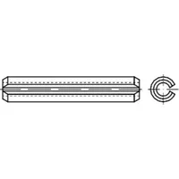 Industrial Quality Supplies ISO 8752 Spannstift (Spannhülse), schwere Ausführung,