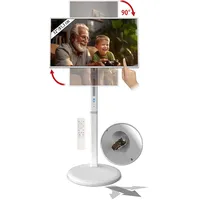 Auviso Mobiler Smart-Touch-Bildschirm, 32", Android 13, Akku, Fernb., USB-C