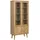 MID.YOU Vitrine NAGANO 80 x 178 x 37 cm Braun