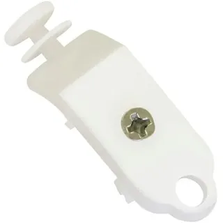 GARDINIA Gleiter für Paneelwagen, Weiß, 2 Stück, Gardinengleiter, für Flächenvorhangschiene