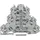 WAGO 2002-3212/1000-673 Dreistock-Diodenklemme 5.20mm Zugfeder Belegung: L Grau