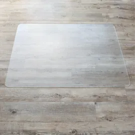 Kottig Fußbodenschutzmatte 150 x 120 cm, transparent Kunststoff, Ohne Noppen)