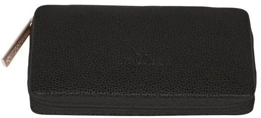 Windrose Beluga Schmuckkasten Leder 13 cm  schwarz