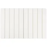 Youyijia Badematte Faltbare Stein-Badematte Kieselgur 40X60cm Super Saugfähig weiß