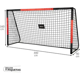 Aktive Fußballtor Black/Red 54307