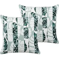 Beliani 2er-Set Gartenkissen TERMINI 45 x 45 cm