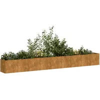 VidaXL Rostig 360 x 40 x 40 cm Braun