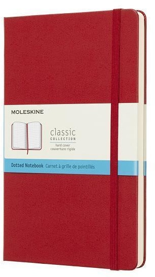Moleskine Scarlet Red Notebook Large Dotted Hard - Moleskine  Gebunden