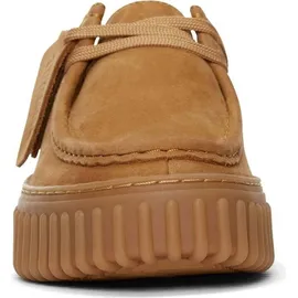 CLARKS Torhill Bee 26172084 4, Schnürschuhe in Tan Nubuck, 38