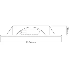 Nobile N 5020 COB 3,3 W Chrom (1850208402)
