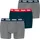 Puma Everyday Boxershorts 3 Einheiten Grey / Navy / Red Combo L