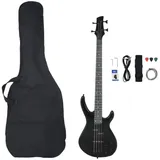 vidaXL E-Bass für Anfänger mit Tasche Schwarz 4/4 46\""