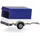 HERPA PKW Planenanhänger 1:87 Blau/Weiß 051576-006