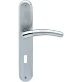 Alpertec BB-Langschildgarnitur Beate Messing Bi-Colour abgerundet