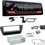 JVC KD-X272DBT Digitalradio Bluetooth USB MP3 FLAC DAB+ Einbauset für Audi Q3 8U