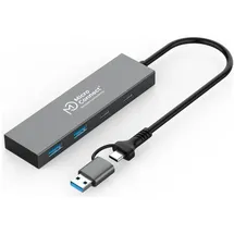 MicroConnect USB 3.0 Hub 4-Port with USB-C + A Connectors