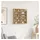 vidaXL Vitrine Regal 60 x 8,5 x 58 cm Eiche