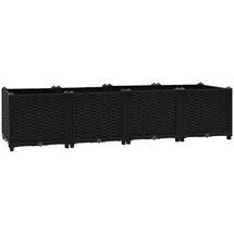 vidaXL Hochbeet 160x40x38 cm Polypropylen