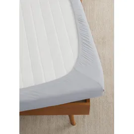 s.Oliver Spannbettlaken Jersey 140 x 200 - 160 x 200 cm grau