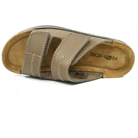 ROHDE 1987 Soltau H Schuhe Sandalen Pantoletten Leder Clogs, Größe:47 EU,