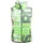 Soccx Damen Steppweste mit Kapuze im Kragen und All Over Print Neon Leaf, Xxxl - 3XL