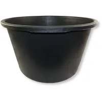Mörtelkübel DEWEPRO® - Mörteleimer - Mörtelwanne - Baueimer - Mörtelkasten für Garten und Baustelle, rund 65 Liter