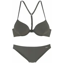 Bruno Banani Push-Up-Bikini Damen Grün 34 Cup AA