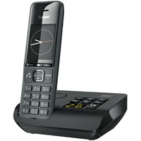 Gigaset COMFORT 520A - Schnurloses DECT-Telefon mit Anrufbeantworter - beste Audioqualität mit Freisprechfunktion - Komfort Anrufschutz - Adressbuch mit 200 Kontakten,titan-schwarz