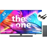 Philips The One 65PUS8909 - Ambilight (2024) + Soundbar + HDMI-Kabel